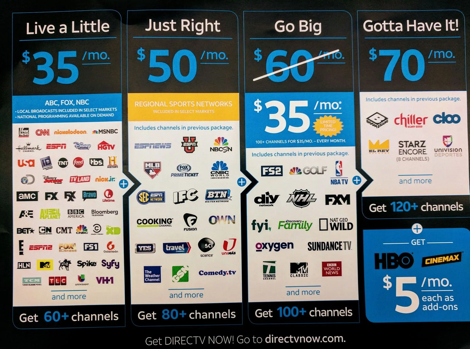At T Unveils Directv Now Streaming Service Offers Free Apple Tv With Pre Paid Bundle