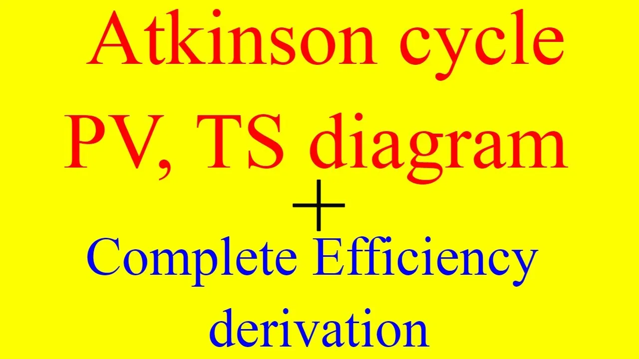 Atkinson Cycle Pv Diagram