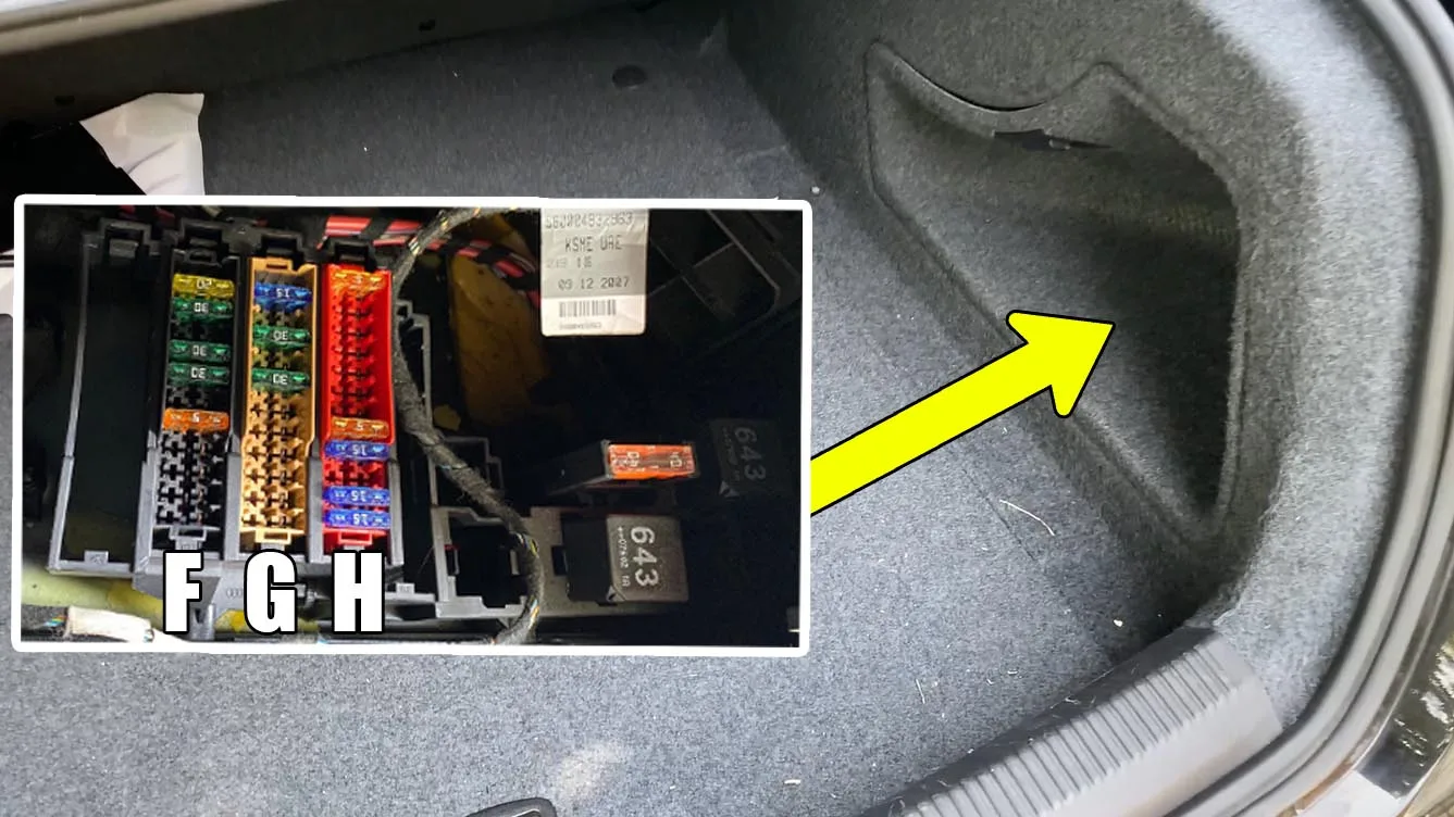 Audi A4 S4 B8 Fuse Box And Relay Panel Location And Diagram
