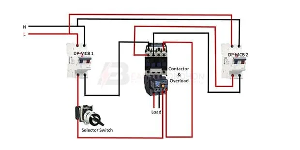 Auto Manual Selector Switch Wiring Diagram Switch Control Panels Manual