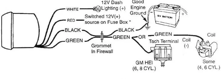 Auto Meter Tach Wiring Diagram