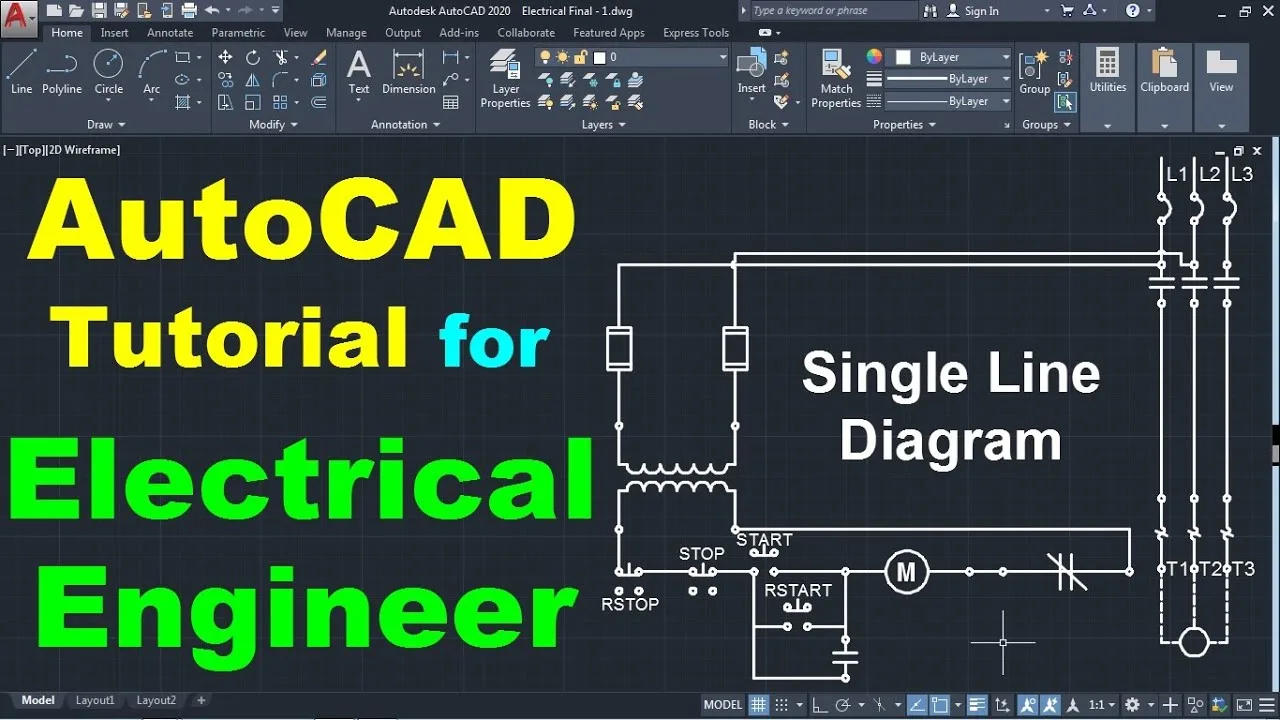 Autocad Electrical Wiring Diagram Tutorial