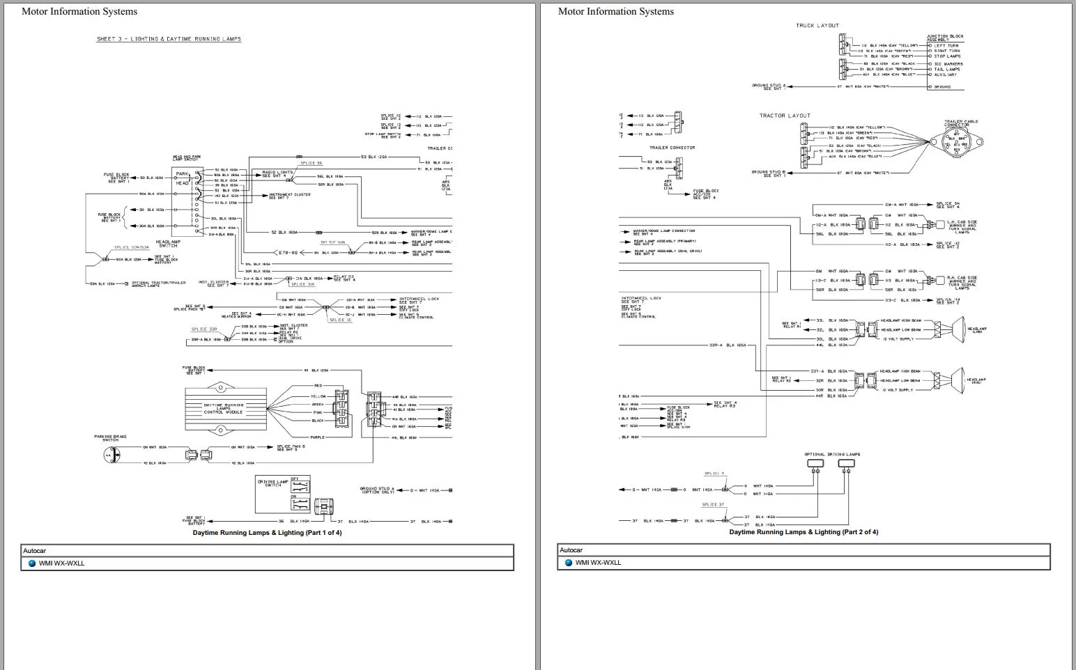 Autocar Truck 269 Mb Pdf Collection Wiring Diagram Auto Repair Manual Forum Heavy Equipment