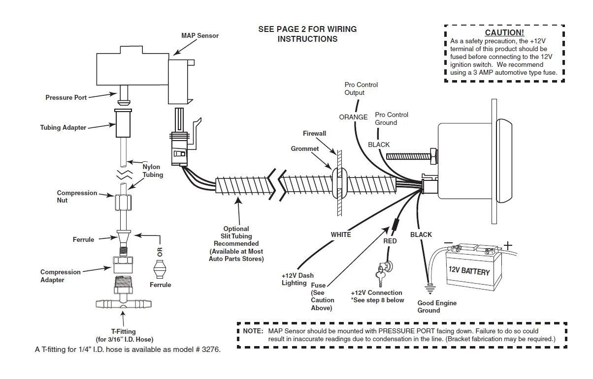 Autometer Sport Comp 2 Wiring Diagram Wiring Diagram And Schematic