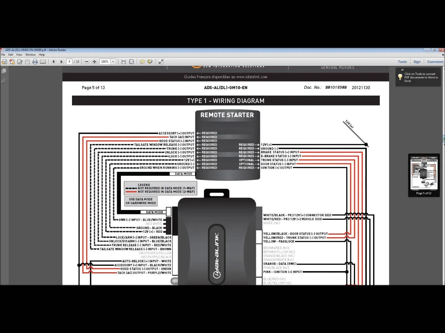 Avital 4X03 Remote Start Wiring Diagram Download Wiring Diagram Sample