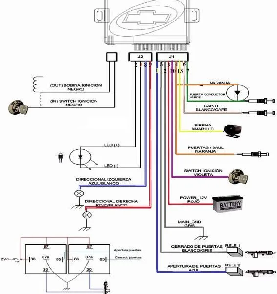 Avital Car Alarm Wiring Diagram