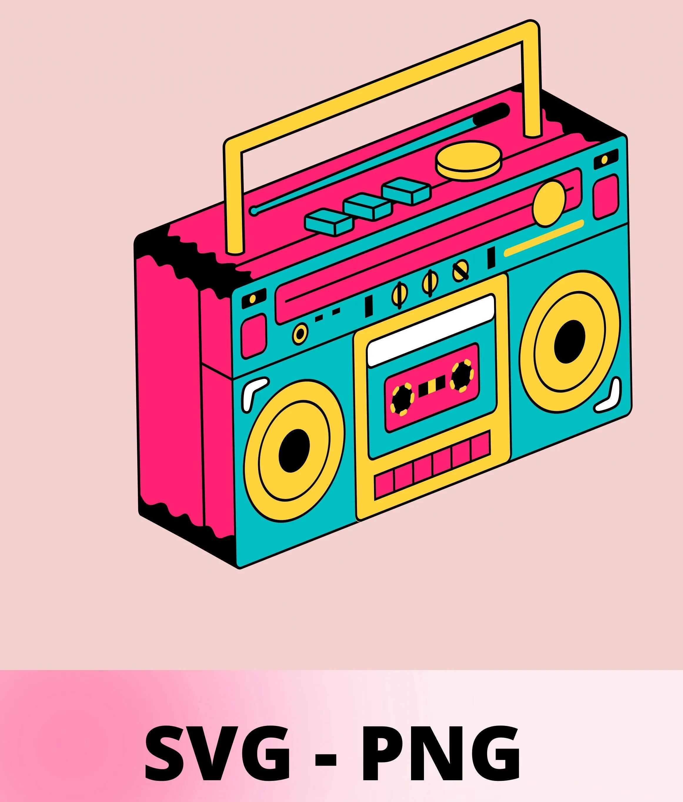 Az 380 94 Boombox Clipart