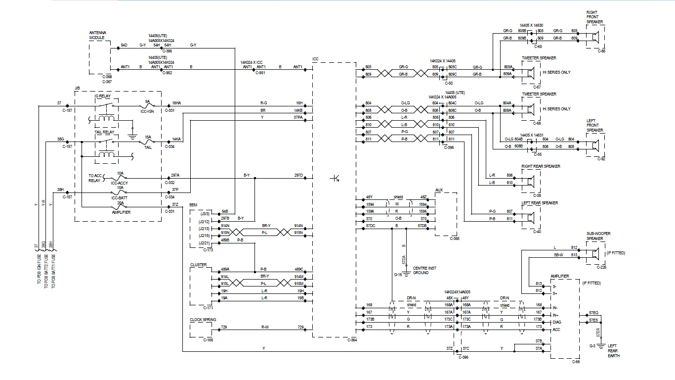 Ba Falcon Icc Wiring Diagram Wiring Diagram And Schematic