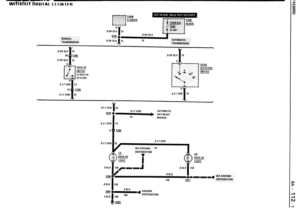 Backup Light Wiring Diagram Collection