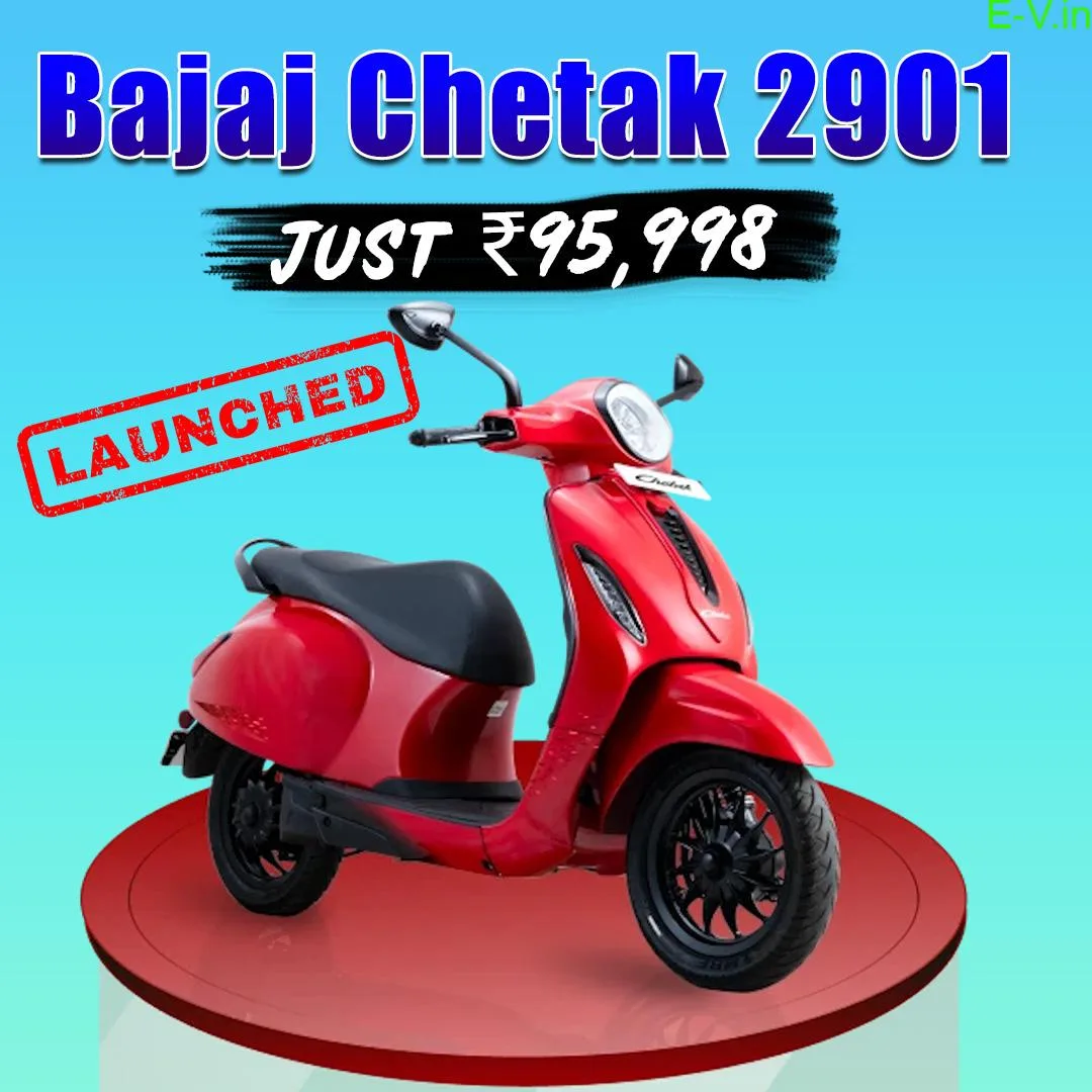 Bajaj Chetak 2901 With 123Km Range Hits The Streets India S Best Electric Vehicles News Portal