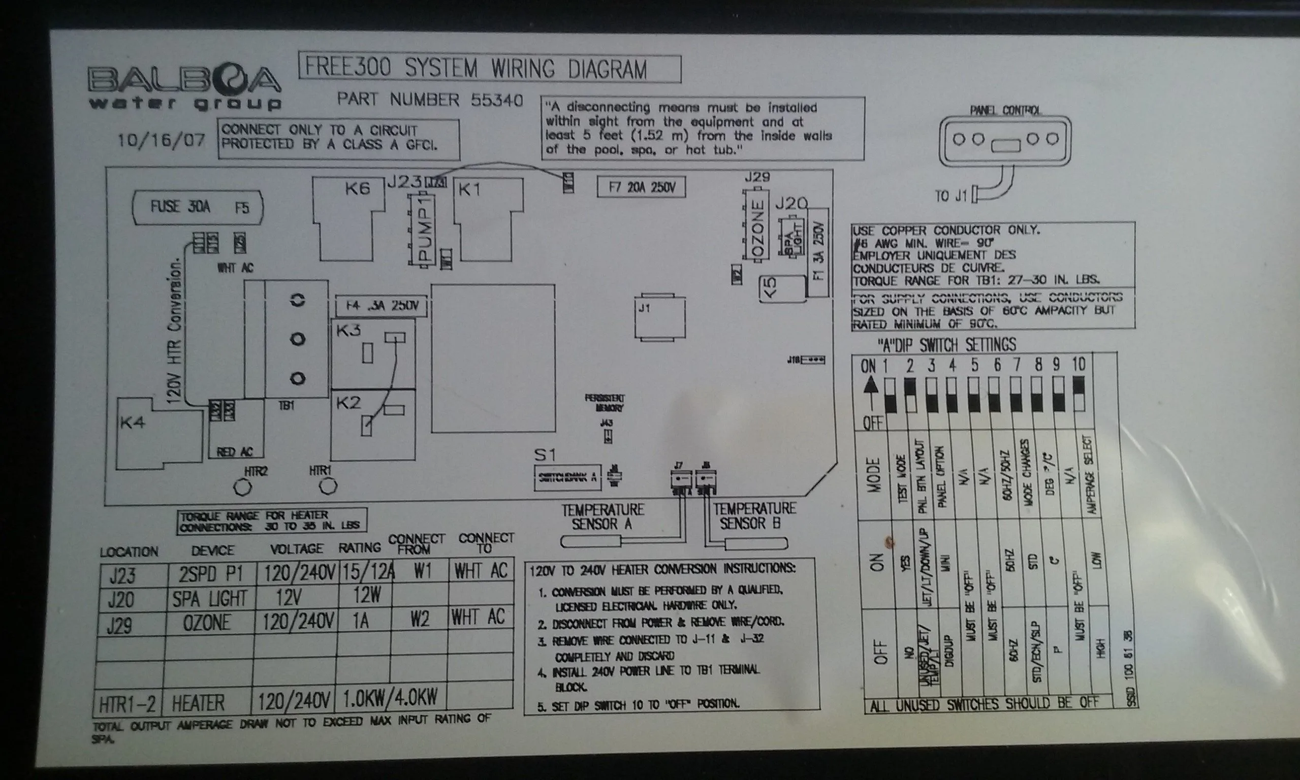 Balboa Liteld Circuit Board Wiring Diagram