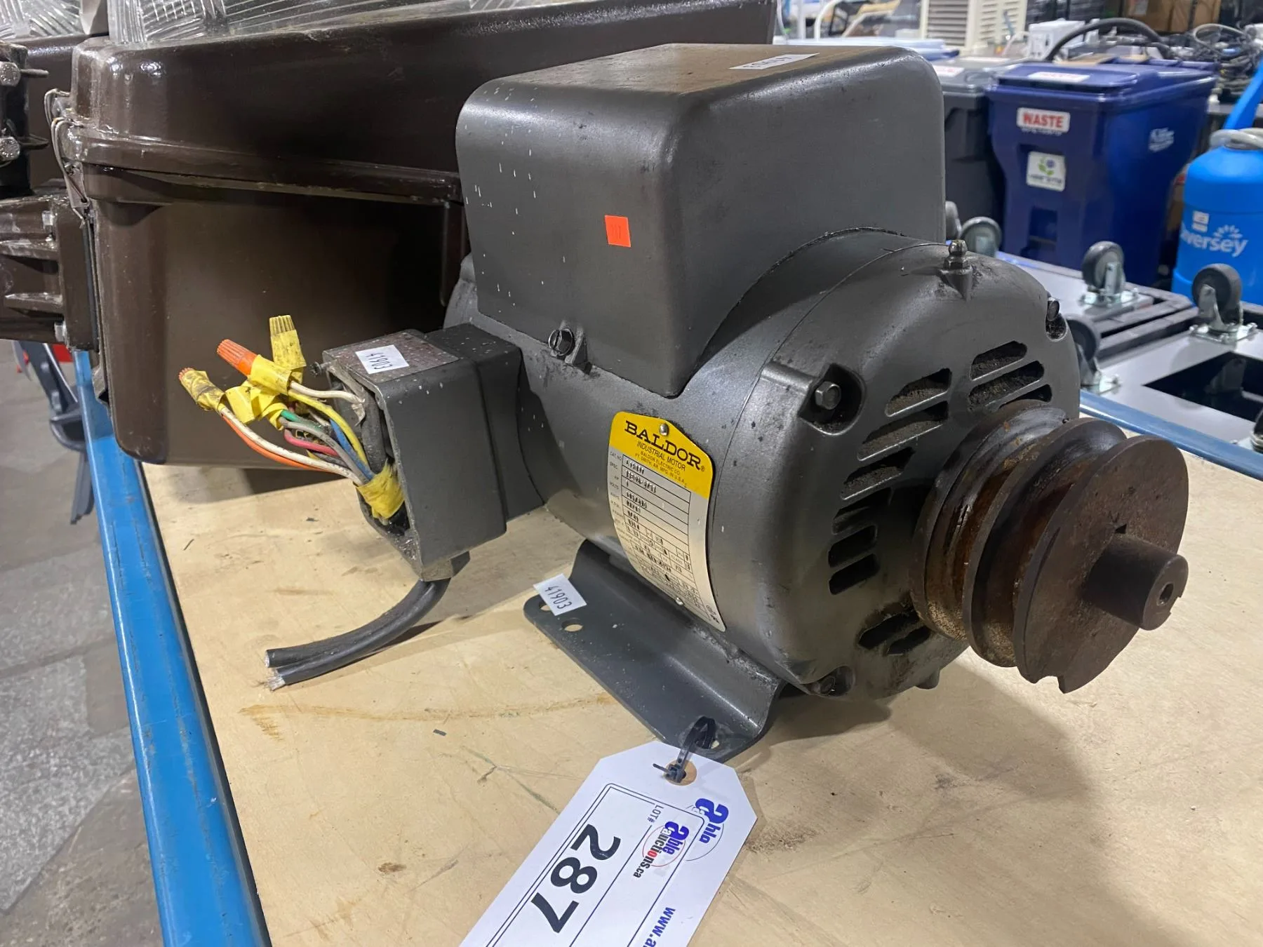 Baldor L1410T 5 Hp Single Phase Motor