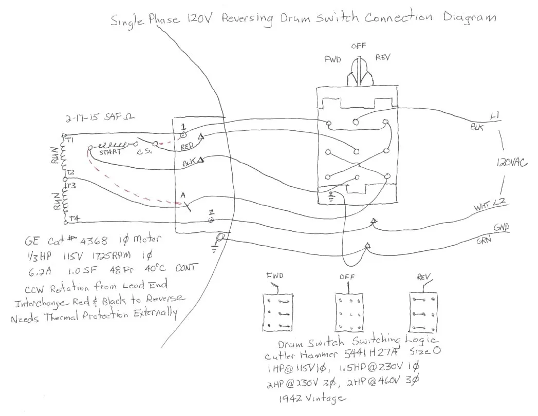Baldor L1430T Wiring Diagram