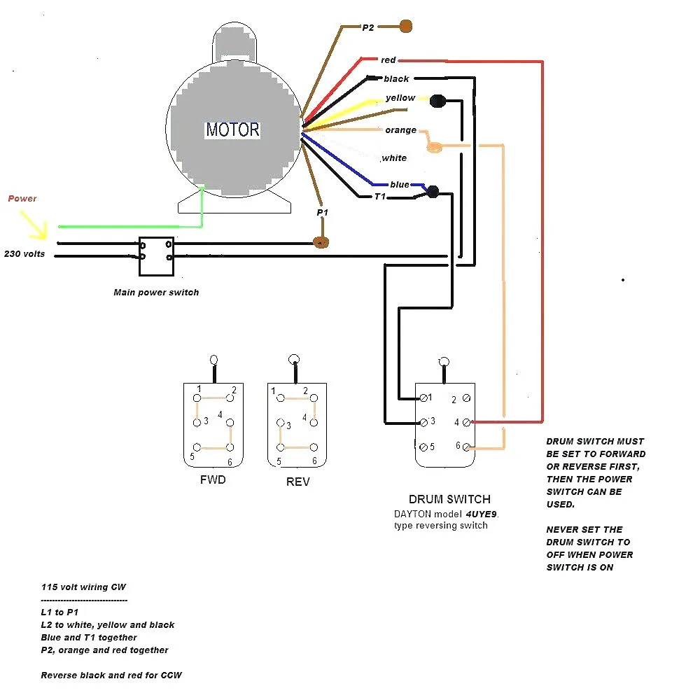 Baldor Motor Wiring Color Code