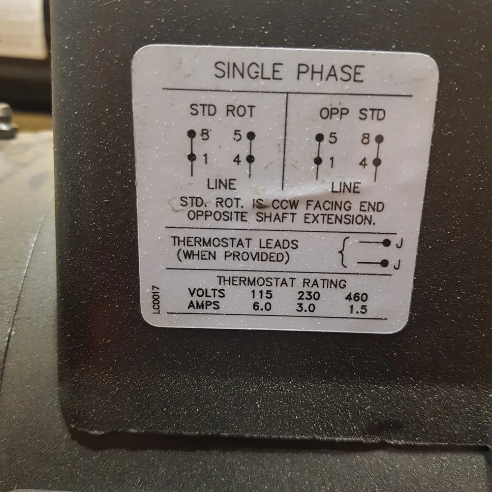 Baldor Motor Wiring Diagrams 1 Phase
