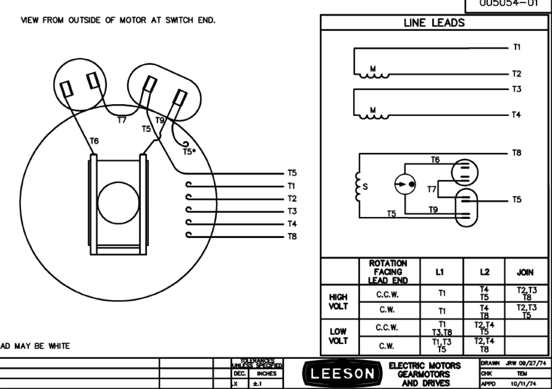Baldor Wiring Diagram Single Phase