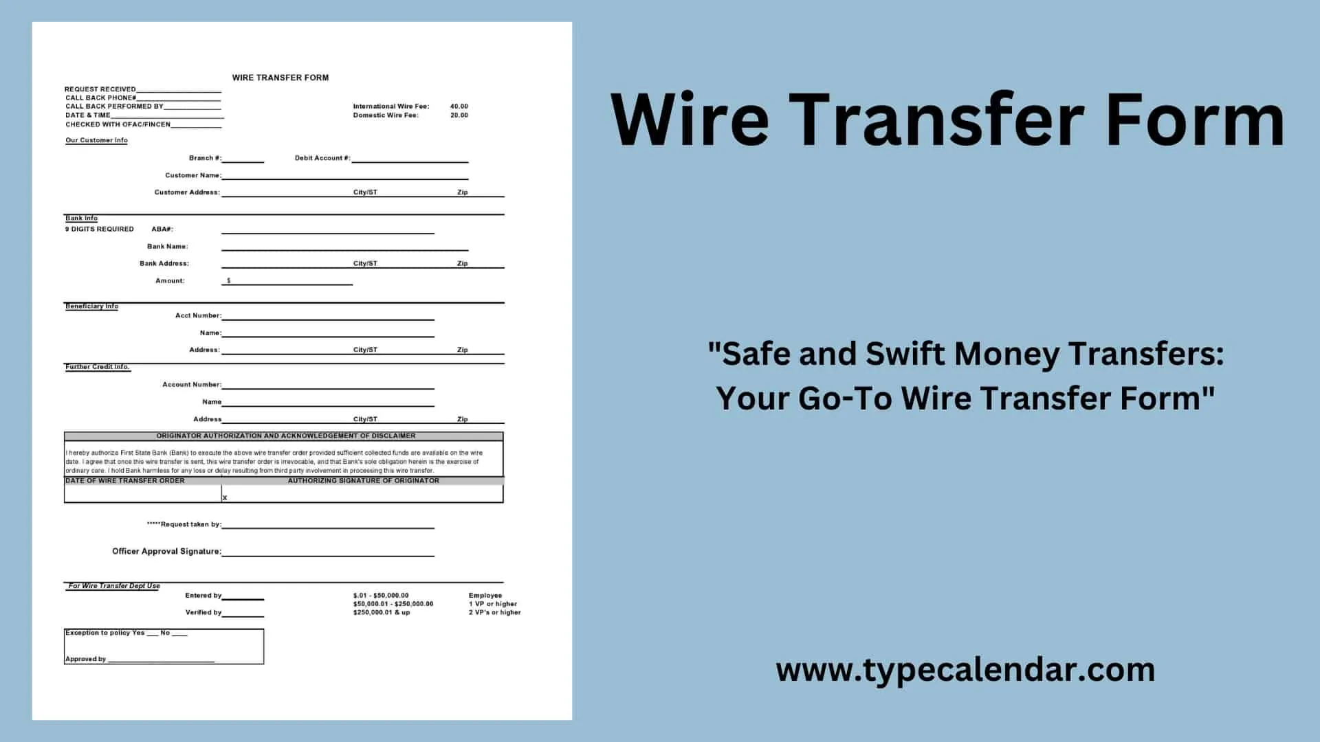 Bank Of America Wiring Instructions Domestic