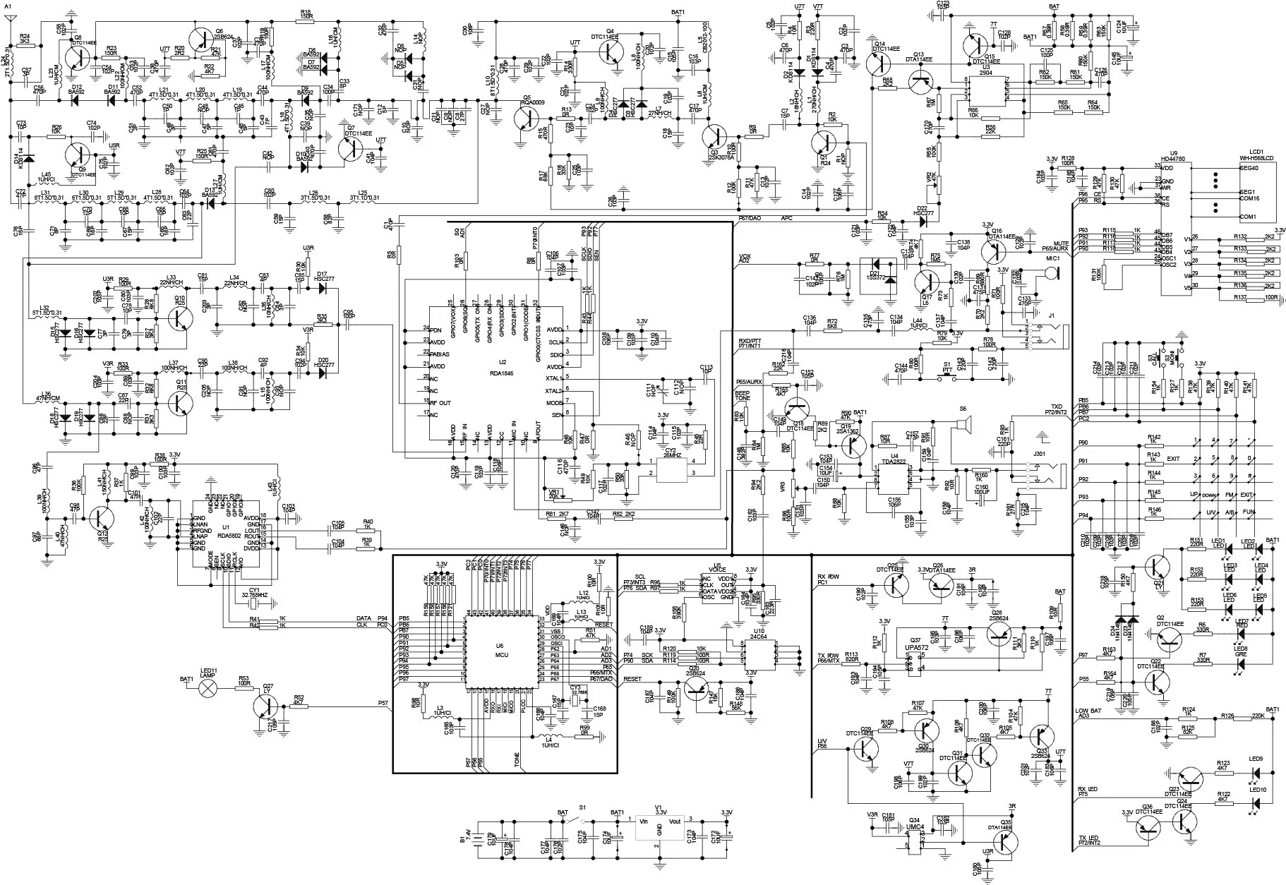 Baofeng Mic Pinout