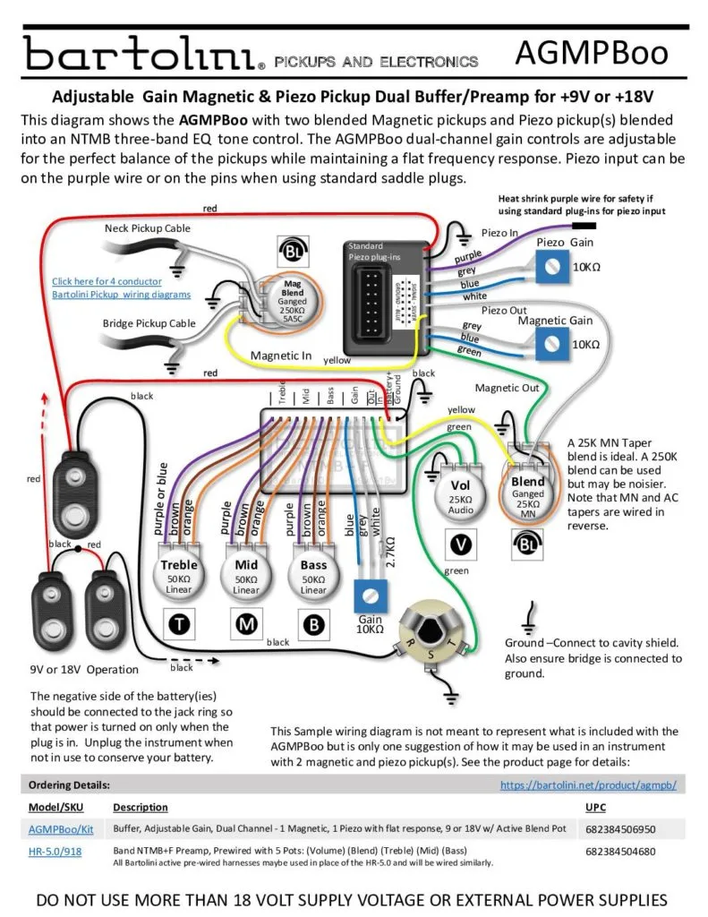 Bartolini Preamp Wiring Diagram Speaksus