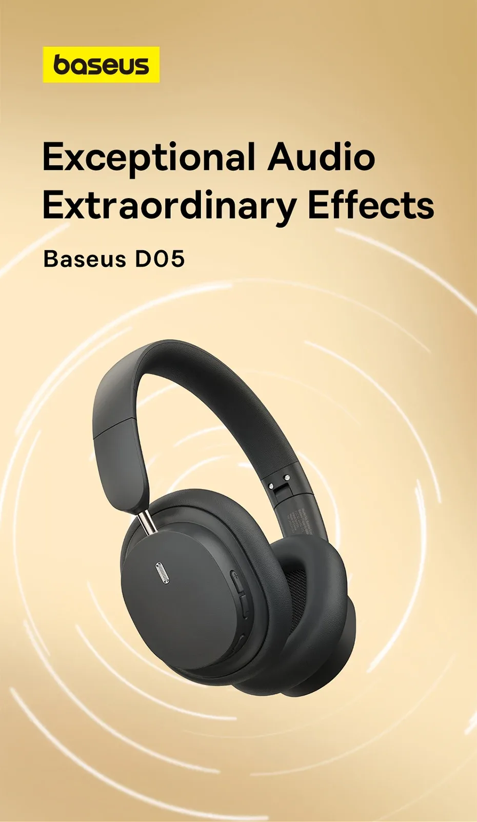 Baseus Bowie D05 Wireless Headphone Bluetooth