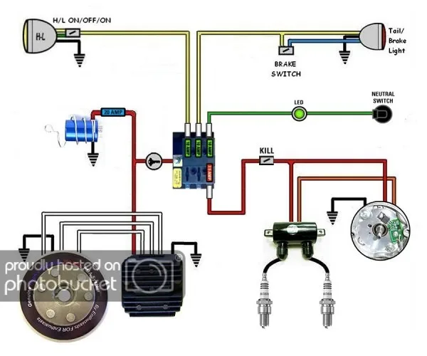 Basic Chopper Motorcycle Wiring