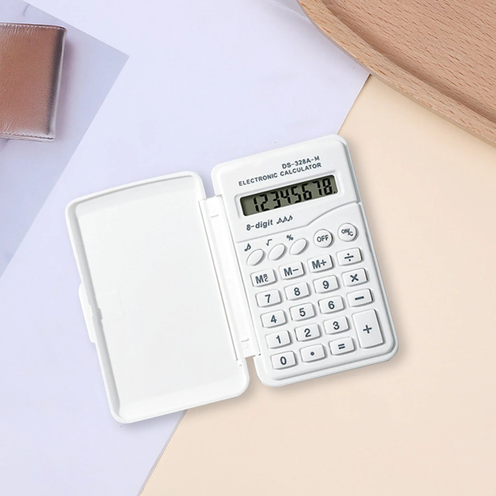 Basic Standard Function Calculator Mini Office Battery Powered Calculator Plastic Panel