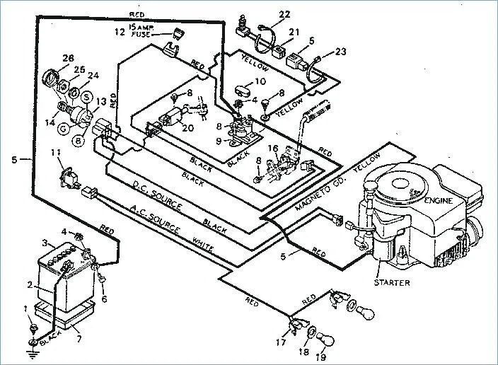 Basic Wiring Diagram For Riding Lawn Mower