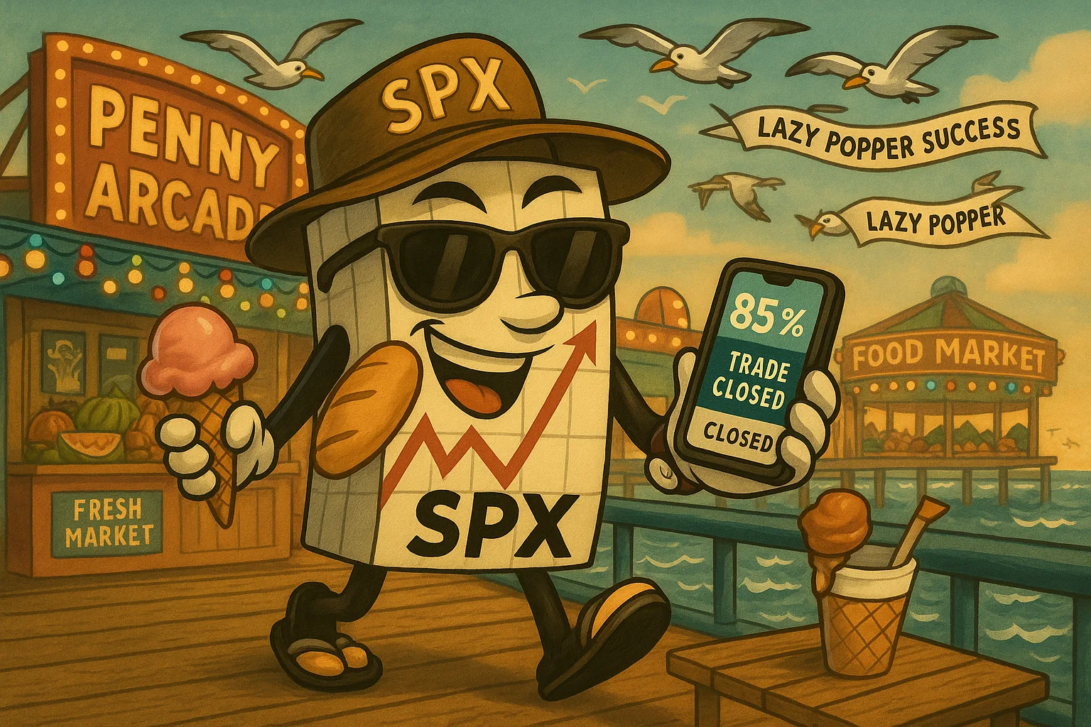 Beach Day Profit Lazy Popper Delivers 85 Roc Between Ice Cream And Arcades
