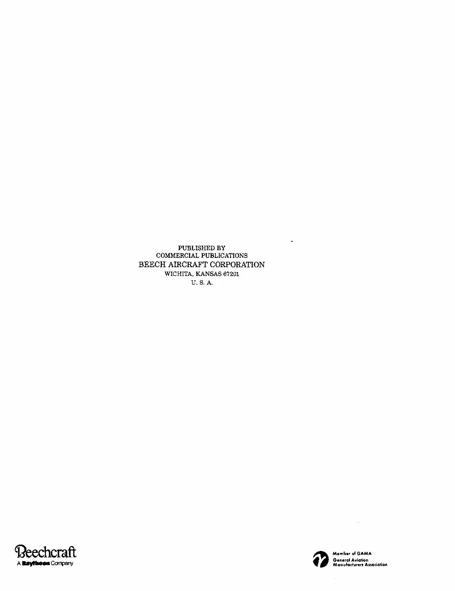 Beechcraft Bonanza 14 Volt Electrical Wiring Diagram Manual F33 F33C V35 A36