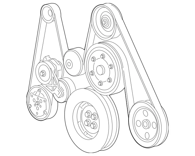 Belt Diagram For 6 7 Powerstroke 6 7 Powerstroke Belt Diagra