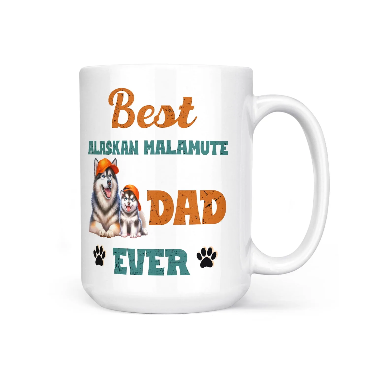 Best Alaskan Malamute Dad Ever Happy Father S Day Mug Alaska Mal Dog Lovers Gifts Coffee Tea Cup