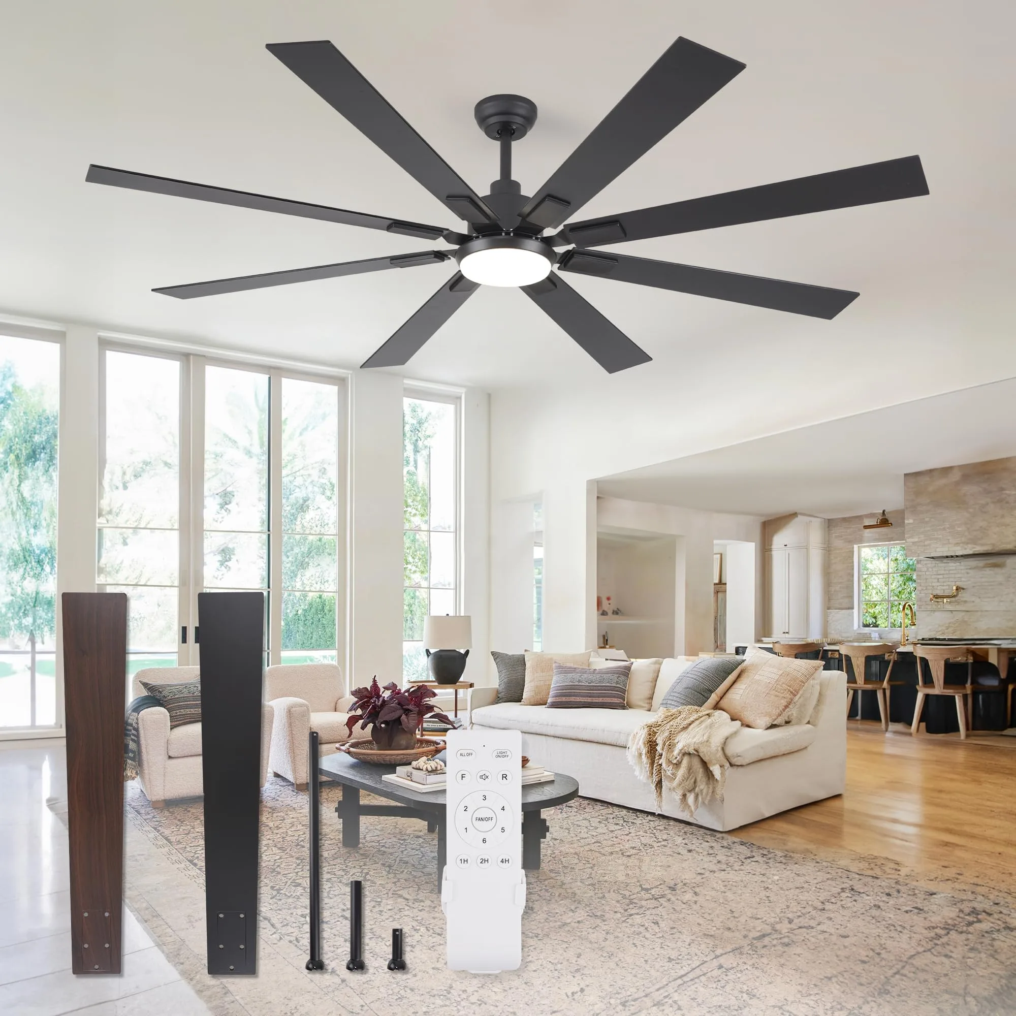 Best Ceiling Fan For Large Room With High Ceiling