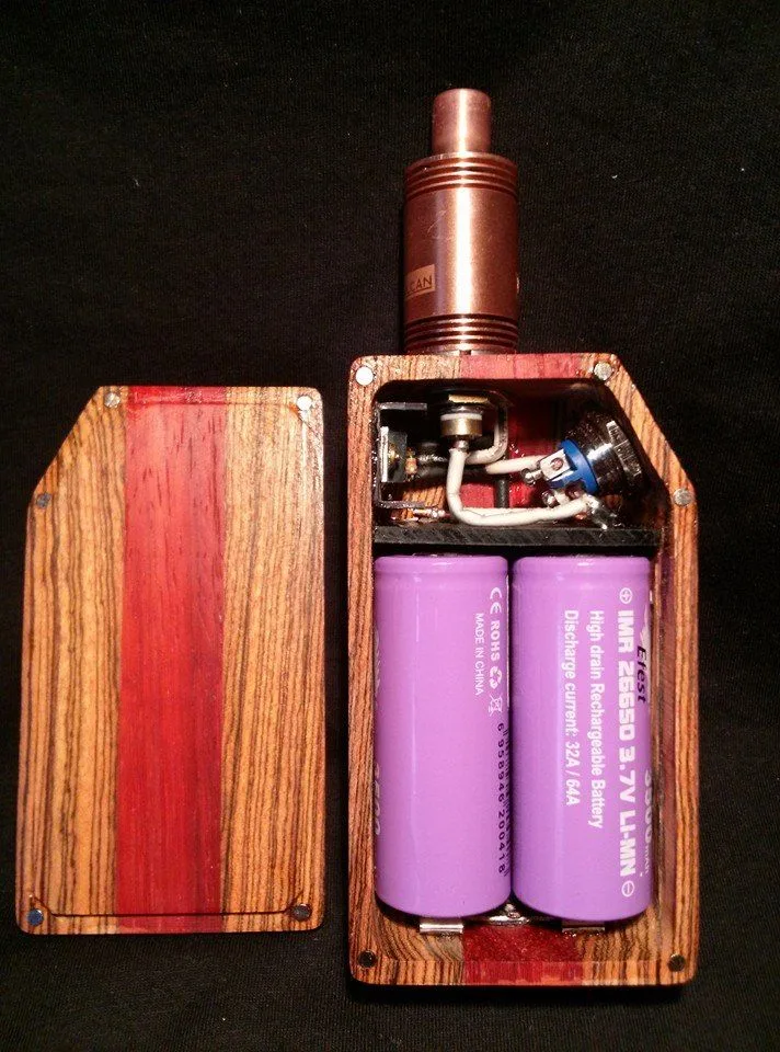 Best Dual 26650 Unregulated Parallel Box Mod Vape Mods Box Diy Box Mod Box Mods