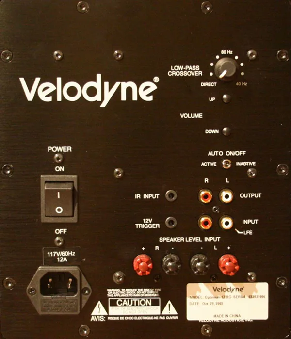 Best Way To Connect Velodyne Optimum 8 Subwoofer To Luxman R 115 Receiver Audiokarma Home