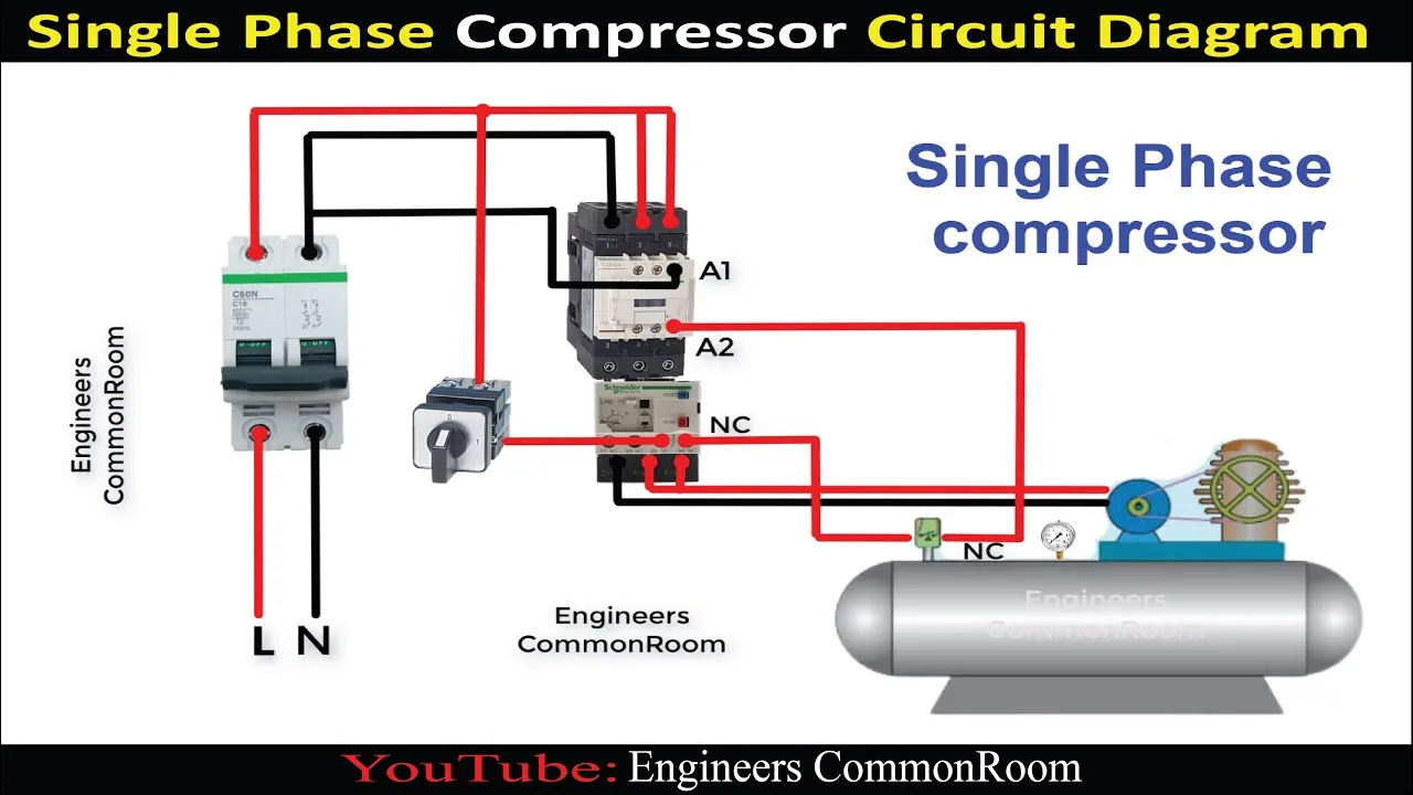 Bitzer Semi Hermetic Compressor Wiring Diagram Single Phase
