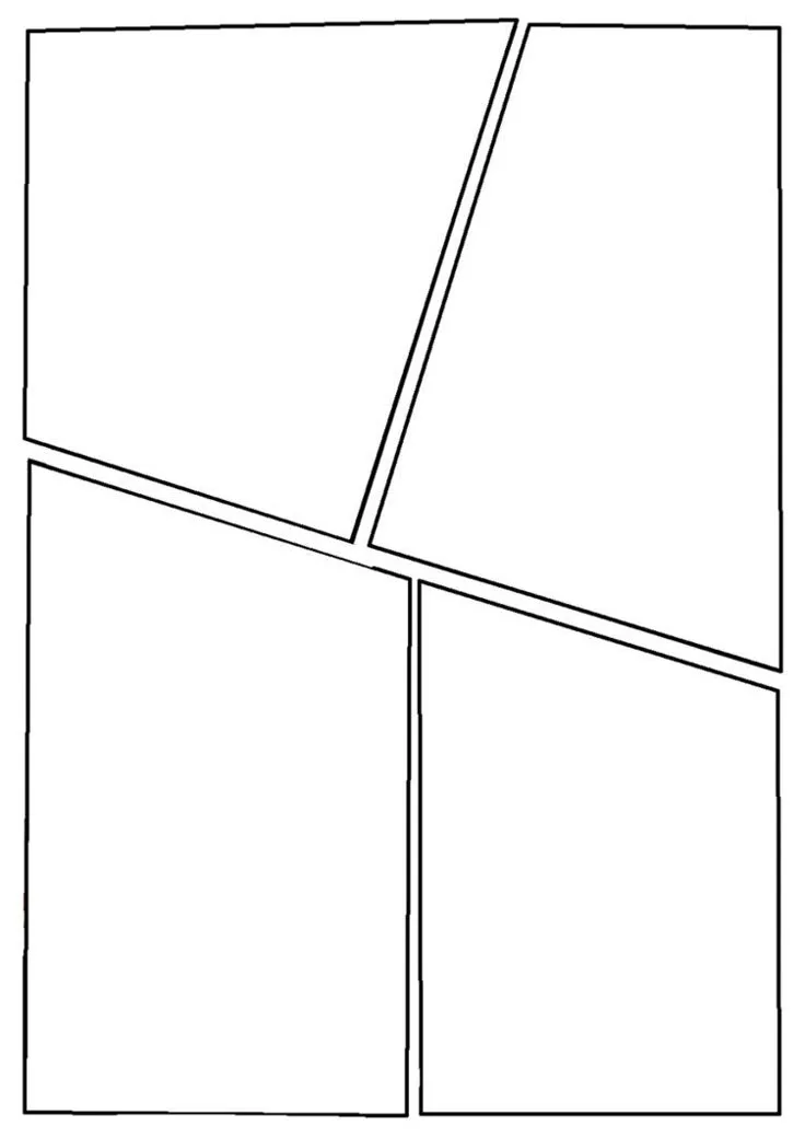 Blank Comic Page 3 Template