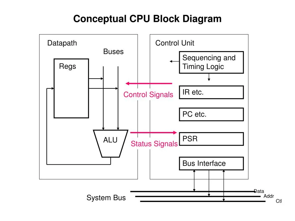 Block Diagram Of The Cpu