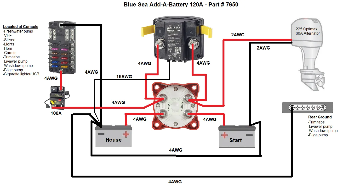 Boat Multiple Battery Wiring Diagrams Boat Multiple Battery