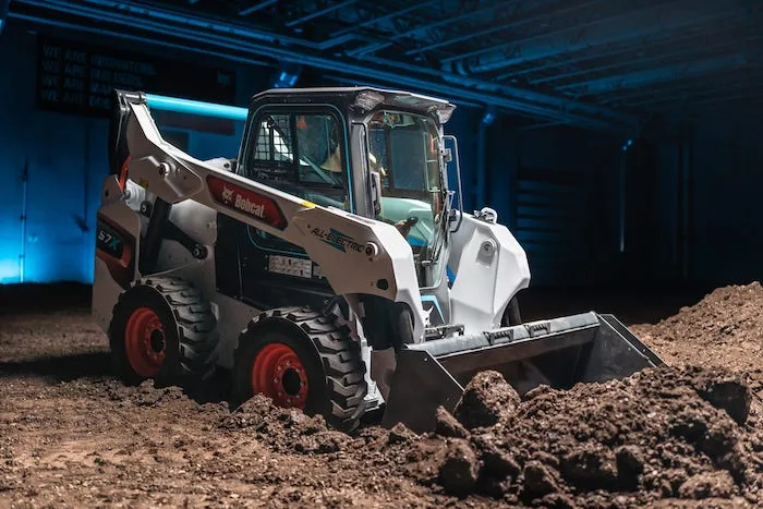 Bobcat Unveils All Electric Skid Steer Loader All Electric Autonomous Concept Machine