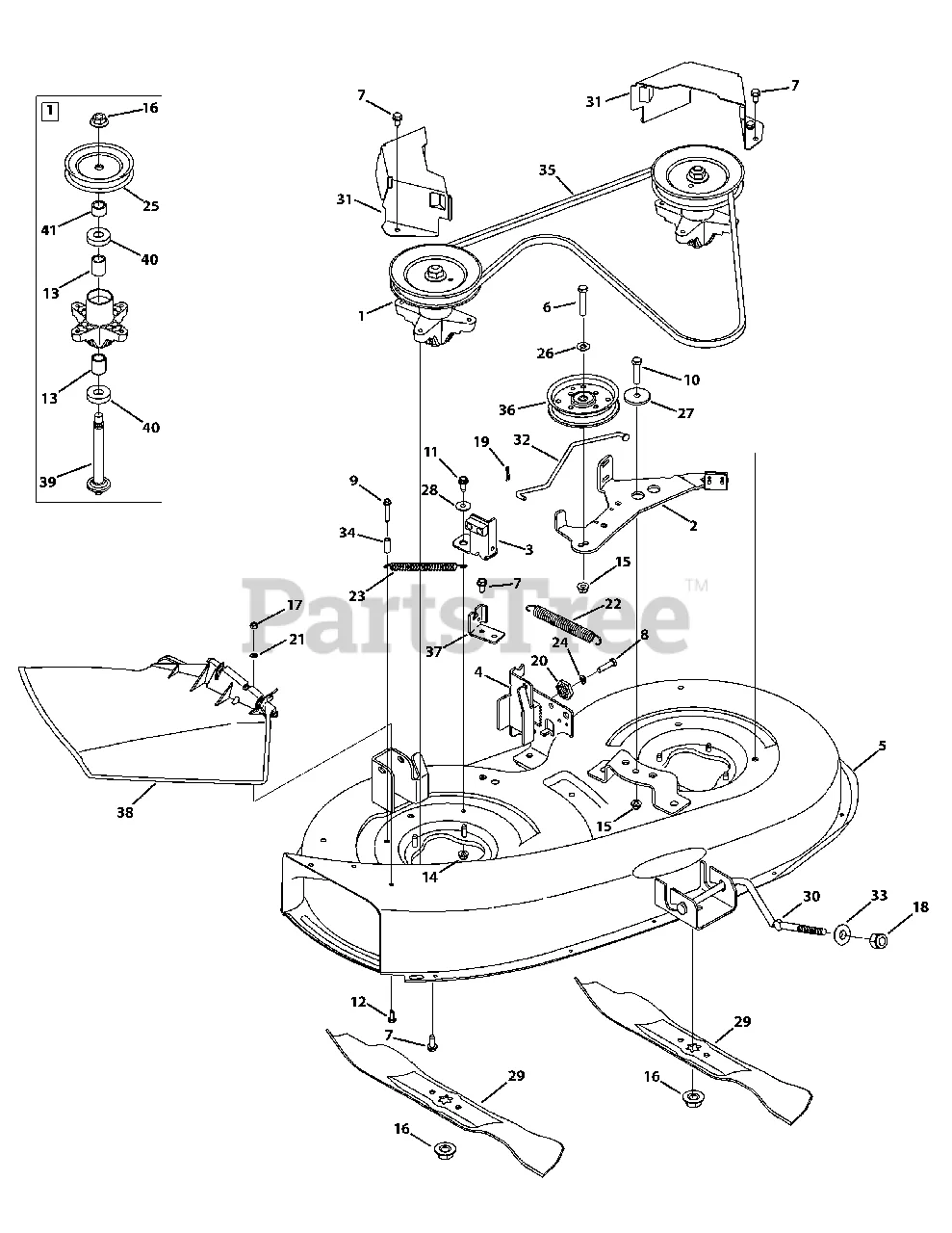 Bolens Riding Lawn Mower Parts Diagram