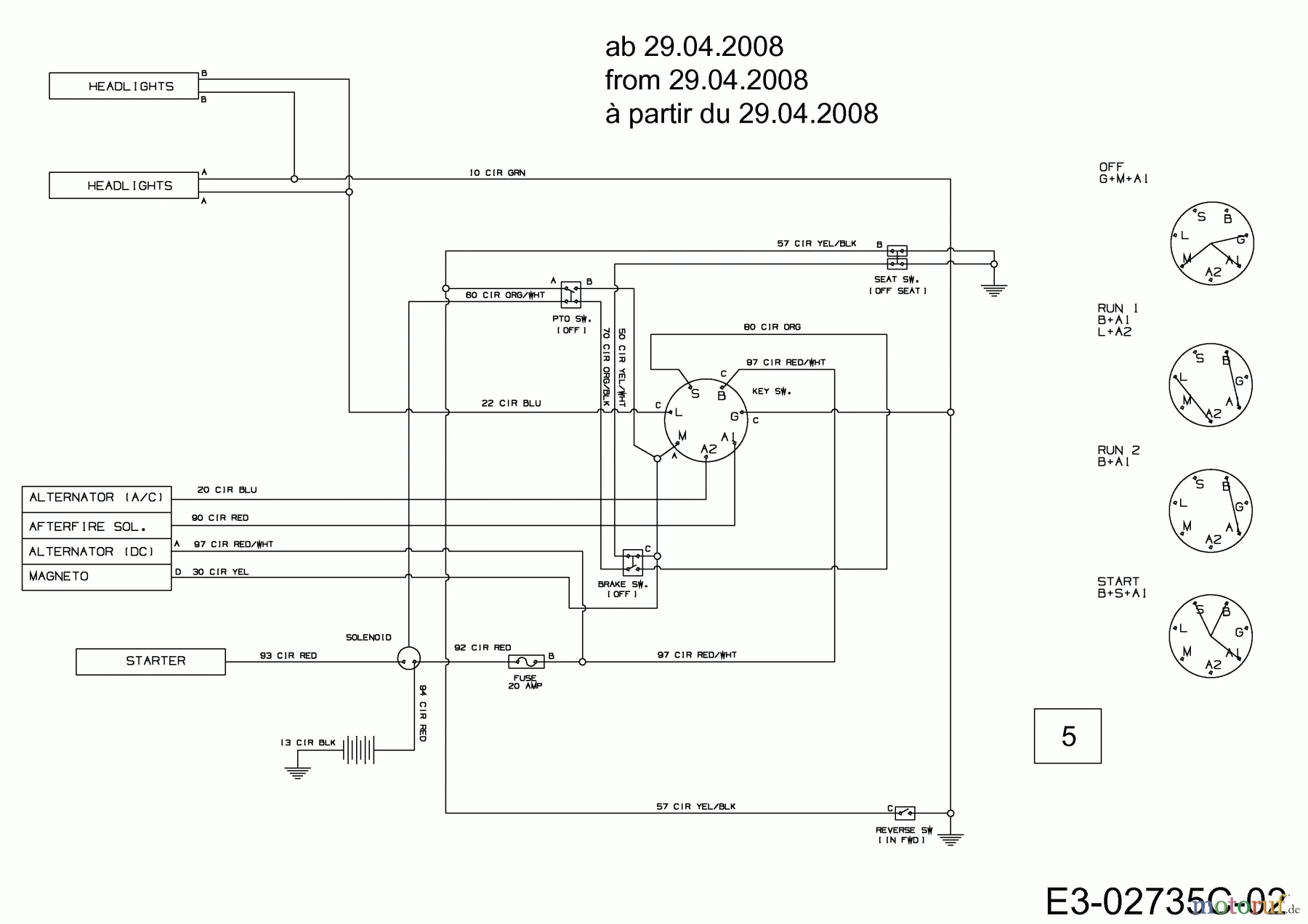 Bolens Riding Mower Wiring Diagram
