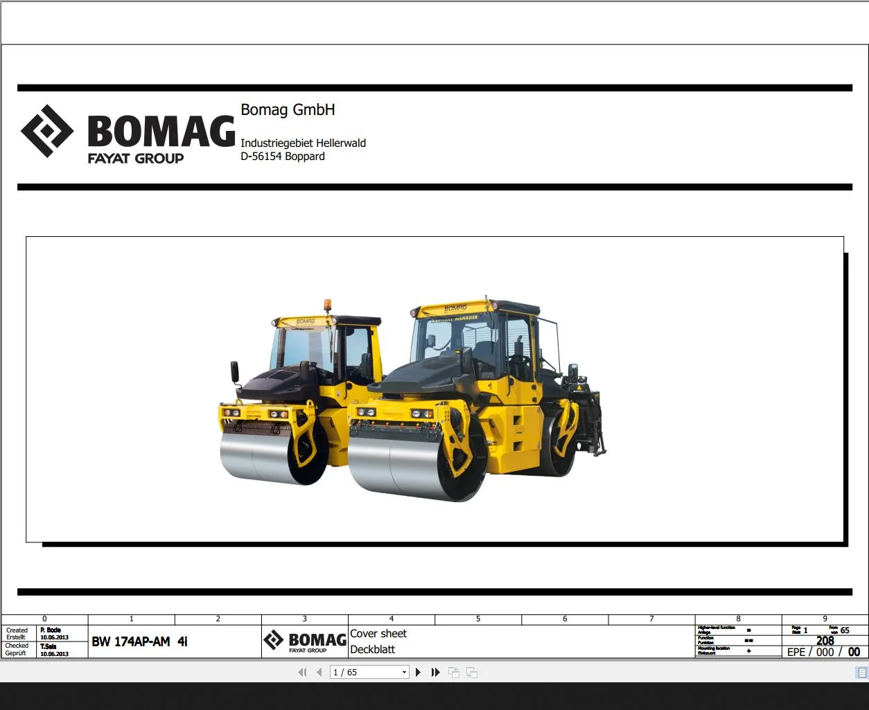 Bomag Bw174Ap Am 4I Wiring Diagram Function 208 2013 En De Auto Repair Manual Forum Heavy