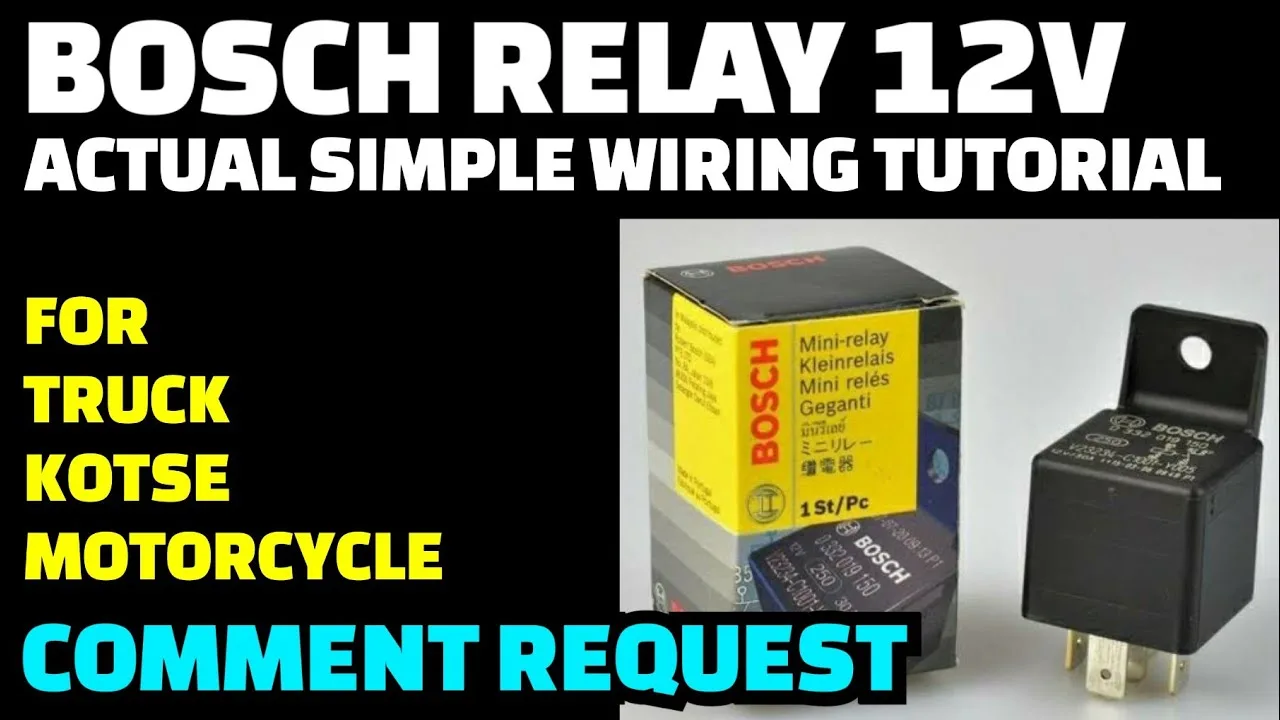 Bosch Relay 0332 Wiring Diagram