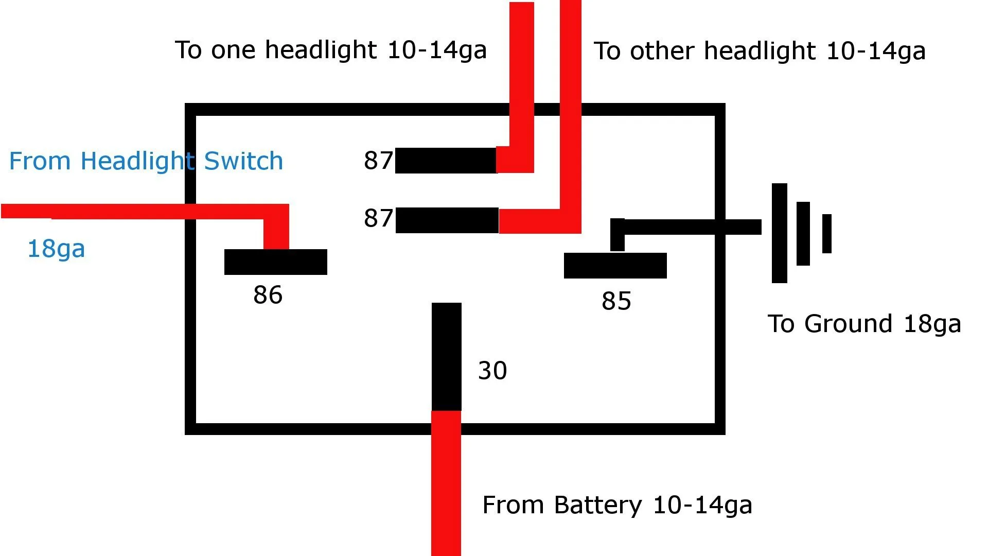 Bosch Relay Switch Diagram Bosch 4 Pin Relay Wiring Diagram