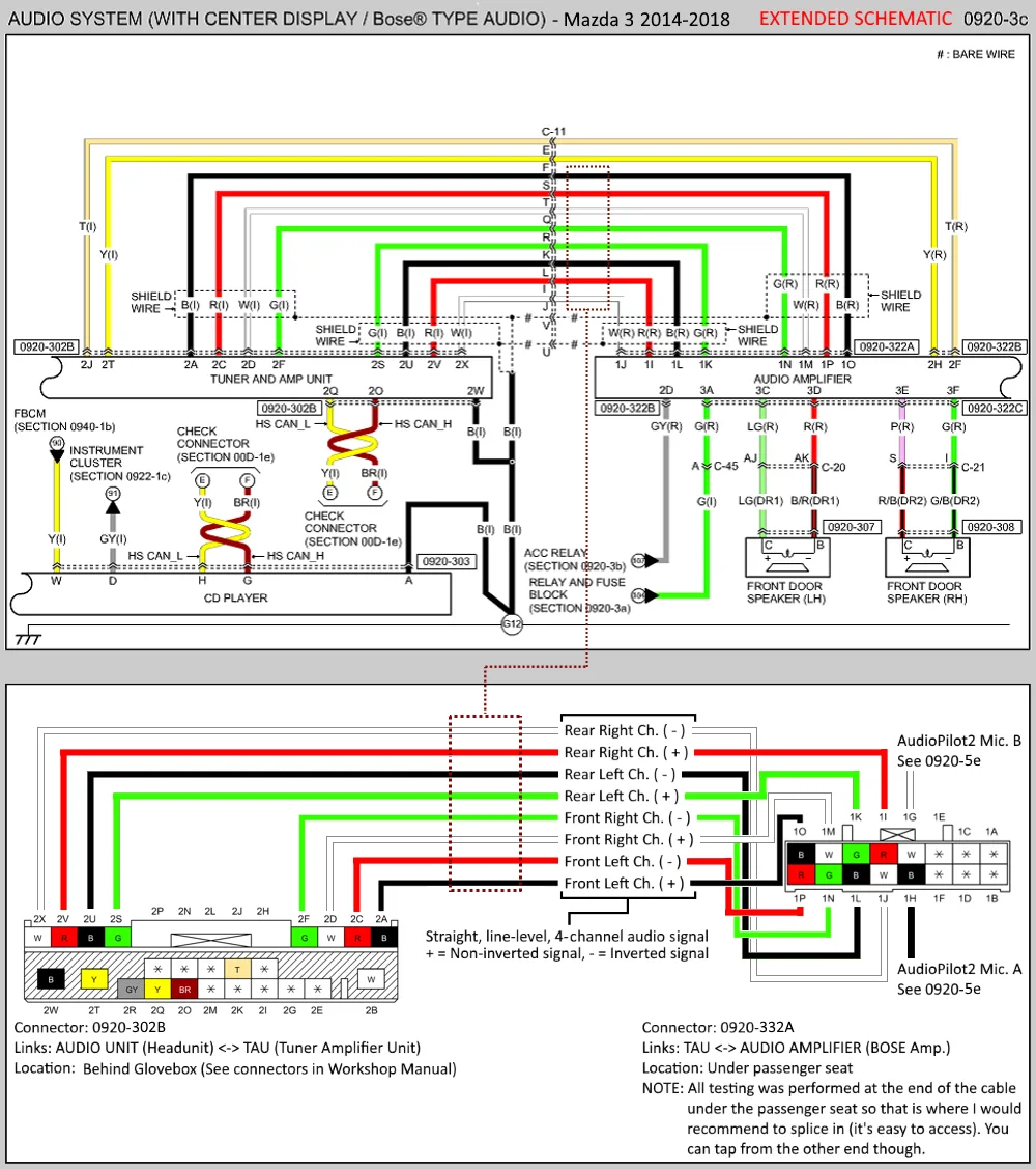 Bose Speakers Wiring Diagram Wiring Diagram
