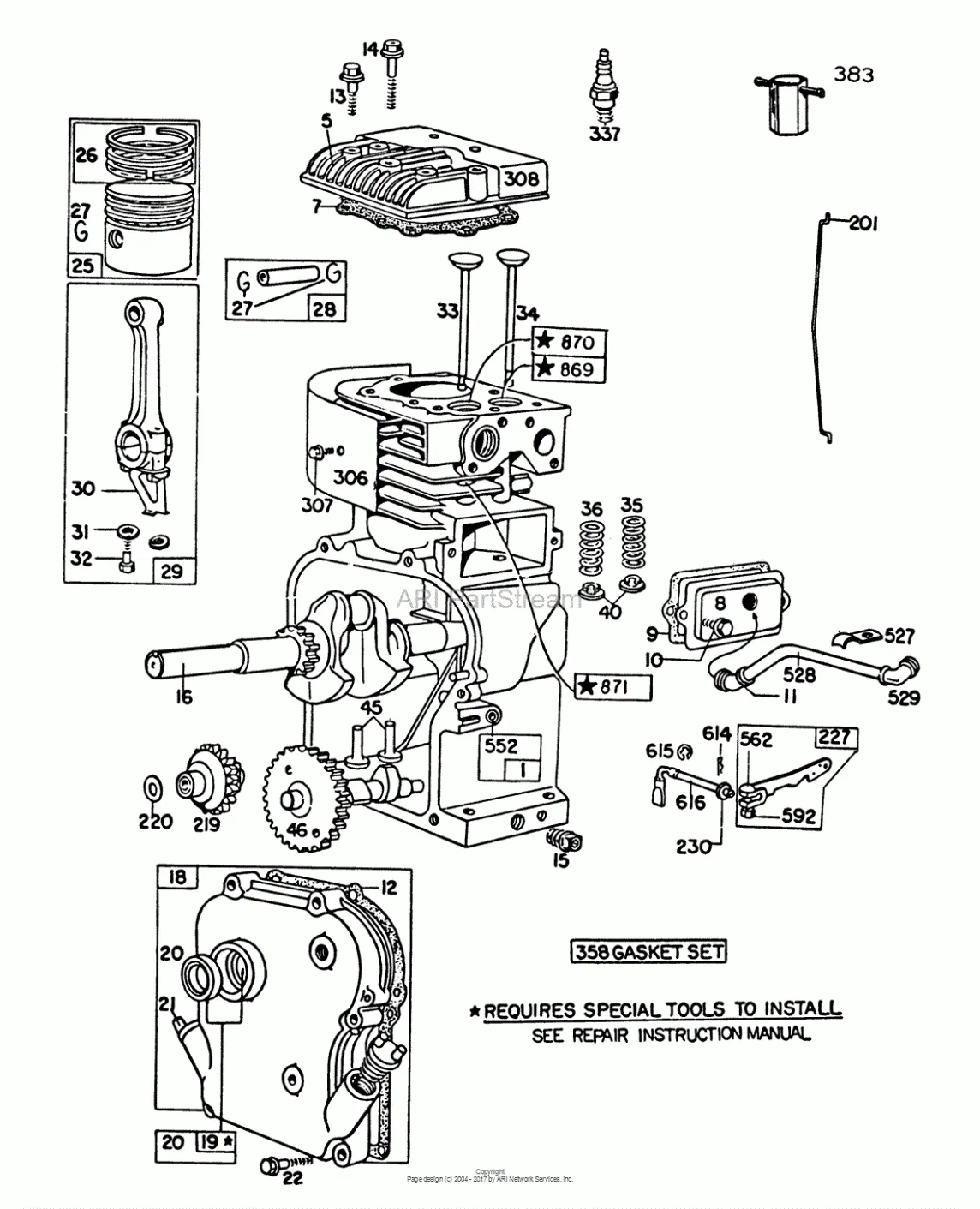 Briggs And Stratton 3 Hp Engine Diagrams