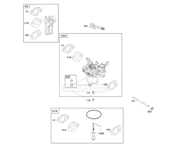 Briggs And Stratton Engine Carburetor Diagram Briggs And Str