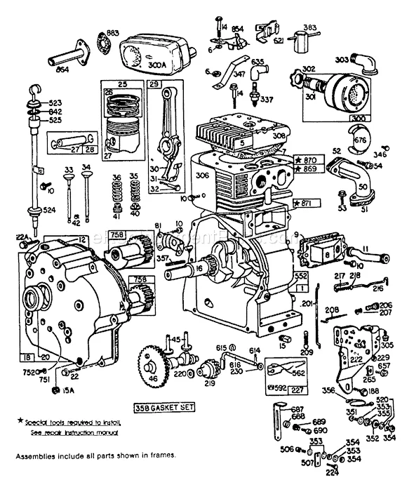 Briggs And Stratton Generator Parts Diagram Wiring Site Resource