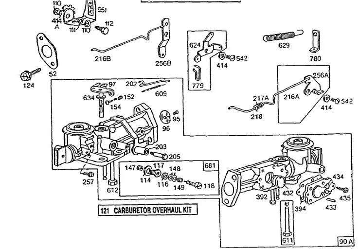 Briggs Stratton Carburetor Diagram