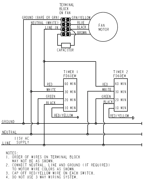Broan Range Hoods Wiring Diagram Wiring Diagram